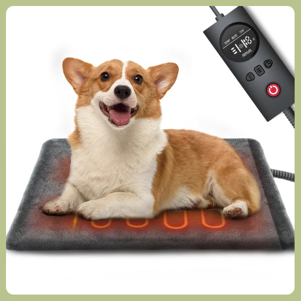 Dog & Cat Heating Pad Waterproof Washable Pressure-Activated, Indoor Warming Pad-