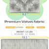 UNCN Microwaveable Heating Pad for Muscle Relief, Hot Cold Compress, Cramps, Joints, Neck Shoulder, Wide Grey