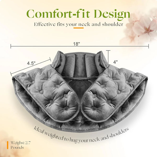 UNCN Microwave Heating Pad - Arthritis Pain Relief, Neck Shoulder Back Moist Weighted