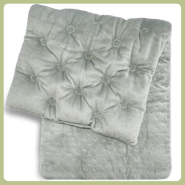 UNCN Microwaveable Heating Pad for Muscle Relief, Hot Cold Compress, Cramps, Joints, Neck Shoulder, Wide Grey