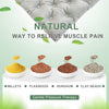 UNCN Microwaveable Heating Pad for Muscle Relief, Hot Cold Compress, Cramps, Joints, Neck Shoulder, Wide Grey