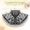 UNCN Microwave Heat Pad for Neck, Shoulders & Back Stress Relief, Moist Heat Therapy for Pain Relief, Weighted 2.1 lbs, Gary