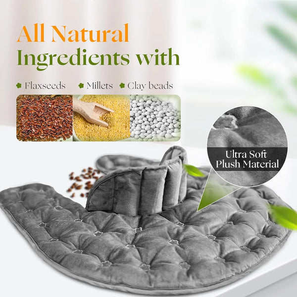 UNCN Microwave Heating Pad - Arthritis Pain Relief, Neck Shoulder Back Moist Weighted