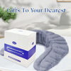 UNCN Microwave Heating Pad for Neck & Shoulders 45x26cm , Heated Neck Wrap Warmer, Moist Heat Therapy for Pain Relief