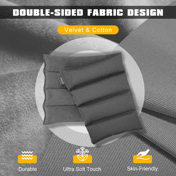 Microwave Heating Pad, 7.5 × 12.6 Inches, Fragrance-Free Heat Wrap for Muscle Soreness, Neck, Back & Cramp Relief