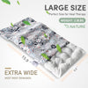 Uncn Wide Microwavable Heating Pad 9x15 Inches Flower Weighted Moist Heat Pack with Washable Cover