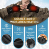 Uncn Heated Fingerless Gloves: Touchscreen, Digital Display, 3 Heat Levels, 4 Time Settings, Rechargeable for Winter Cold Weather