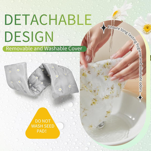 UNCN Heating Pad for Neck Shoulders and Back Microwavable Machine Washable 26x4.3 Microwave Rice Bag for Heat Therapy reusable Hot Pack for Muscle Cramps Moist Warm Bean Bag for Pain Relief Unscented