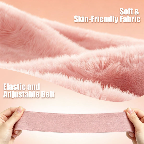 UNCN Cordless Heating Pad for Period Cramps, 3 Heat Setting, 3 Massage Modes,Rechargeable with 5000mAh Battery, Long-Lasting Use, Birthday Mothers Day Gifts for Girlfriend Mom Wife Women, Pink