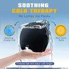 Uncn Full Head Relief Hat - Soothing Ice Wrap with Cooling Cap pack & Cold Compress Pad, One Size, Black