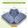 UNCN Microwave Heating Pad for Neck & Shoulders 45x26cm , Heated Neck Wrap Warmer, Moist Heat Therapy for Pain Relief