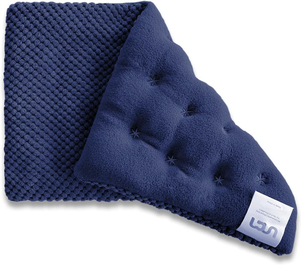 UNCN Wide Microwave Heating pad with Washable Cover 9 * 15\" Microwavable Hot Pad for Neck Shoulder, Cramps, Back Cordless Warm Compress Weighted Moist Heat Pack for Aches, Unscented