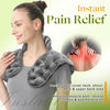UNCN Microwave Heat Pad for Neck, Shoulders & Back Stress Relief, Moist Heat Therapy for Pain Relief, Weighted 2.1 lbs, Gary