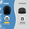 Uncn Full Head Relief Hat - Soothing Ice Wrap with Cooling Cap pack & Cold Compress Pad, One Size, Black