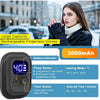 Uncn Heated Fingerless Gloves 3000mAh Rechargeable Battery Auto Shut-off Heating Gloves for Men and Women